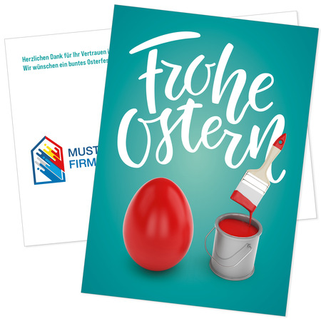 Postkarte Ostern "Eimer"